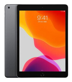 【中古】【安心保証】 iPad 10.2インチ 第7世代[32GB] セルラー SIMフリー スペースグレイ