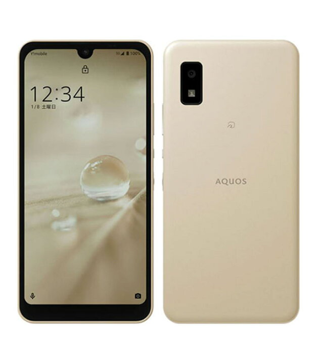 楽天市場 中古 安心保証 Aquos Wish A104sh 64gb Y Mobile アイボリー ゲオモバイル