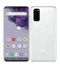 【中古】【安心保証】 Galaxy S20 5G SC-51A[128GB] docomo クラウドホワイト