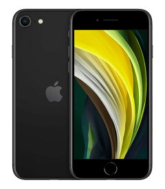 【中古】【安心保証】 iPhoneSE 第2世代[128GB] SIMフリー MXD02J ブラック