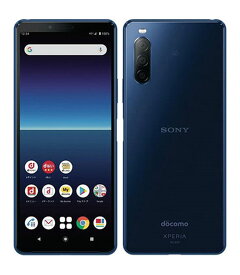 【中古】【安心保証】 Xperia 10 II SO-41A[64GB] docomo ブルー