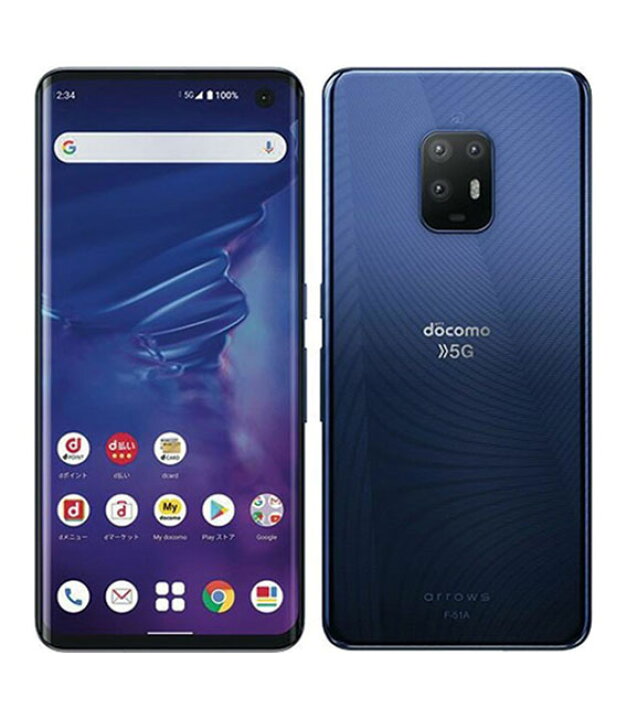 楽天市場】【中古】【安心保証】 arrows 5G F-51A[128GB ] docomo  