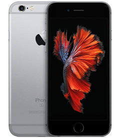 【中古】【安心保証】 iPhone6s[64GB] SIMフリー MKQN2J スペースグレイ