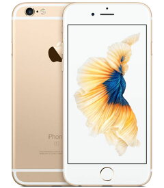 【中古】【安心保証】 iPhone6s[16GB] SIMロック解除 au/UQ ゴールド