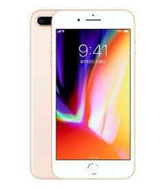 【中古】【安心保証】 iPhone8 Plus[256GB] au MQ9Q2J ゴールド