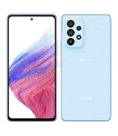 【中古】【安心保証】 Galaxy A53 5G SC-53C[128GB] docomo オーサムブルー