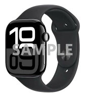 【中古】【安心保証】 Series10[46mm/セルラー]アルミ ジェットブラック Apple Watch