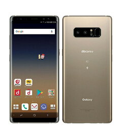 【中古】【安心保証】 Galaxy Note8 SC-01K[64GB] docomo メープルゴールド