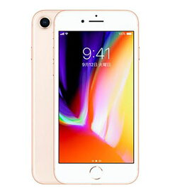 【中古】【安心保証】 iPhone8[64GB] SIMフリー NQ7A2J ゴールド