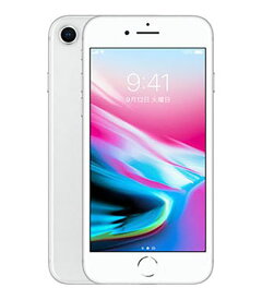 【中古】【安心保証】 iPhone8[256GB] docomo シルバー