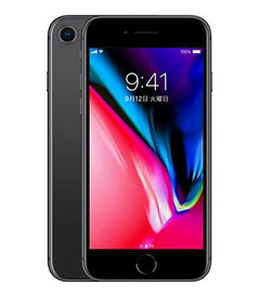 【中古】【安心保証】 iPhone8[256GB] docomo スペースグレイ
