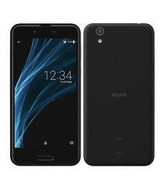 【中古】【安心保証】 AQUOS sense SHV40[32GB] au ベルベットブラック