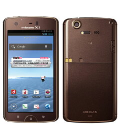 【中古】【安心保証】 NEC MEDIAS X N-07D[8GB] docomo ブラウン