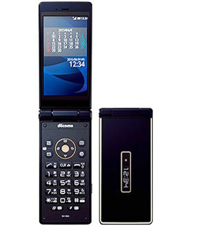 楽天市場 中古 安心保証 Docomo Sh 06g ブラック ゲオモバイル