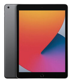 【中古】【安心保証】 iPad 10.2インチ 第8世代[32GB] セルラー au スペースグレイ