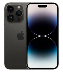 【中古】【安心保証】 iPhone14 Pro[1TB] au MQ2F3J スペースブラック