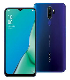 【中古】【安心保証】 OPPO A5 2020 CPH1943[64GB] 楽天モバイル ブルー