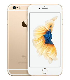 【中古】【安心保証】 iPhone6s[32GB] SIMロック解除 SB/YM ゴールド