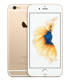 【中古】【安心保証】 iPhone6s[128GB] SIMロック解除 SB/YM ゴールド