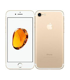 【中古】【安心保証】 iPhone7[128GB] SIMロック解除 SB/YM ゴールド