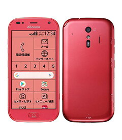 【中古】【安心保証】 らくらくスマートフォン F-42A[32GB] docomo ピンク