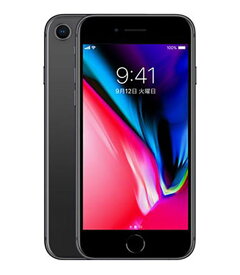 【中古】【安心保証】 iPhone8[256GB] SIMロック解除 docomo スペースグレイ