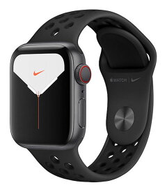 【中古】【安心保証】 Series5[40mm セルラー]アルミニウム スペースグレイ Apple Watch Nike MX3D2J