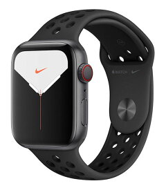 【中古】【安心保証】 Series5[44mm セルラー]アルミニウム スペースグレイ Apple Watch Nike MX3F2J