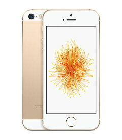 【中古】【安心保証】 iPhoneSE[64GB] SIMロック解除 SB/YM ゴールド