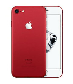 【中古】【安心保証】 iPhone7[128GB] au MPRX2J レッド