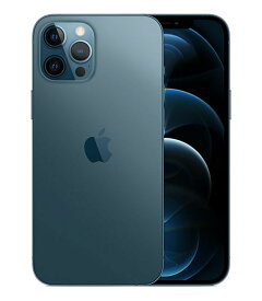 【中古】【安心保証】 iPhone12 Pro Max[128GB] docomo MGCX3J パシフィックブルー
