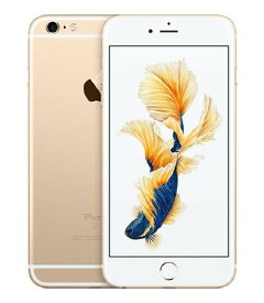 【中古】【安心保証】 iPhone6s Plus[64GB] au MKU82J ゴールド