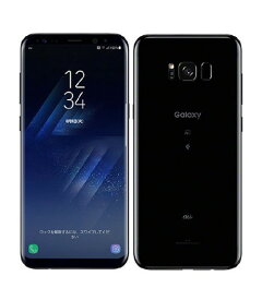 【中古】【安心保証】 Galaxy S8+ SCV35[64GB] au ミッドナイトブラック
