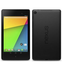 【中古】【安心保証】 SIMフリー Nexus7 2013[SIM32G] ブラック
