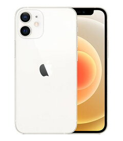 【中古】【安心保証】 iPhone12 mini[64GB] SIMフリー MGA63J ホワイト