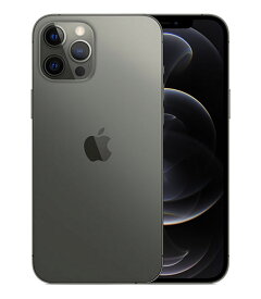 【中古】【安心保証】 iPhone12 Pro Max[256GB] SIMフリー MGCY3J グラファイト