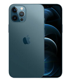 【中古】【安心保証】 iPhone12 Pro Max[256GB] SIMロック解除 docomo パシフィックブルー