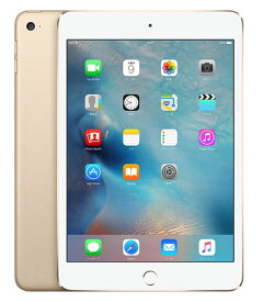 【中古】【安心保証】 iPadmini 7.9インチ 第4世代[128GB] セルラー SIMフリー ゴールド
