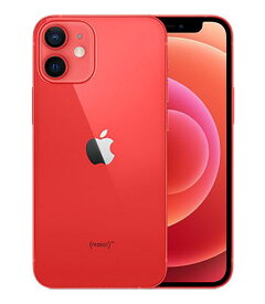 【中古】【安心保証】 iPhone12 mini[256GB] SIMロック解除 SB/YM PRODUCTRED