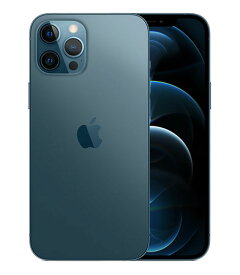 【中古】【安心保証】 iPhone12 Pro Max[128GB] SIMロック解除 SoftBank パシフィックブルー