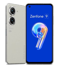 【中古】【安心保証】 Zenfone 9 ZF9-WH8S128[128GB] SIMフリー ムーンライトホワイト