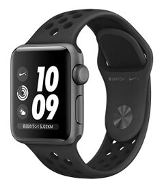 【中古】【安心保証】 Series3[38mm/GPS]アルミ スペースグレイ Apple Watch Nike
