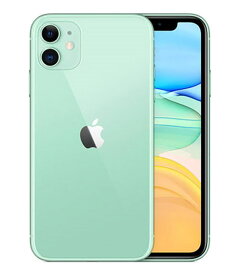 【中古】【安心保証】 iPhone11[64GB] SoftBank MHDG3J グリーン