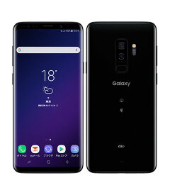 【中古】【安心保証】 Galaxy S9+ SCV39[64GB] au ミッドナイトブラック