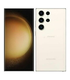 【中古】【安心保証】 Galaxy S23 Ultra SC-52D[256GB] docomo クリーム