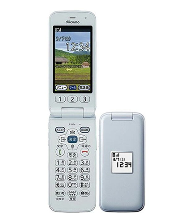 楽天市場】【中古】【安心保証】 らくらくホン F-01M[8GB] docomo 