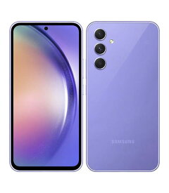 【中古】【安心保証】 Galaxy A54 5G SCG21[128GB] au オーサムバイオレット