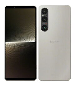 【中古】【安心保証】 Xperia 1 V SOG10[256GB] au プラチナシルバー