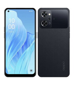 【中古】【安心保証】 OPPO Reno9 A CPH2523[128GB] 楽天モバイル ナイトブラック