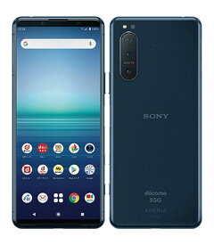 【中古】【安心保証】 Xperia 5 II SO-52A[128GB] docomo ブルー